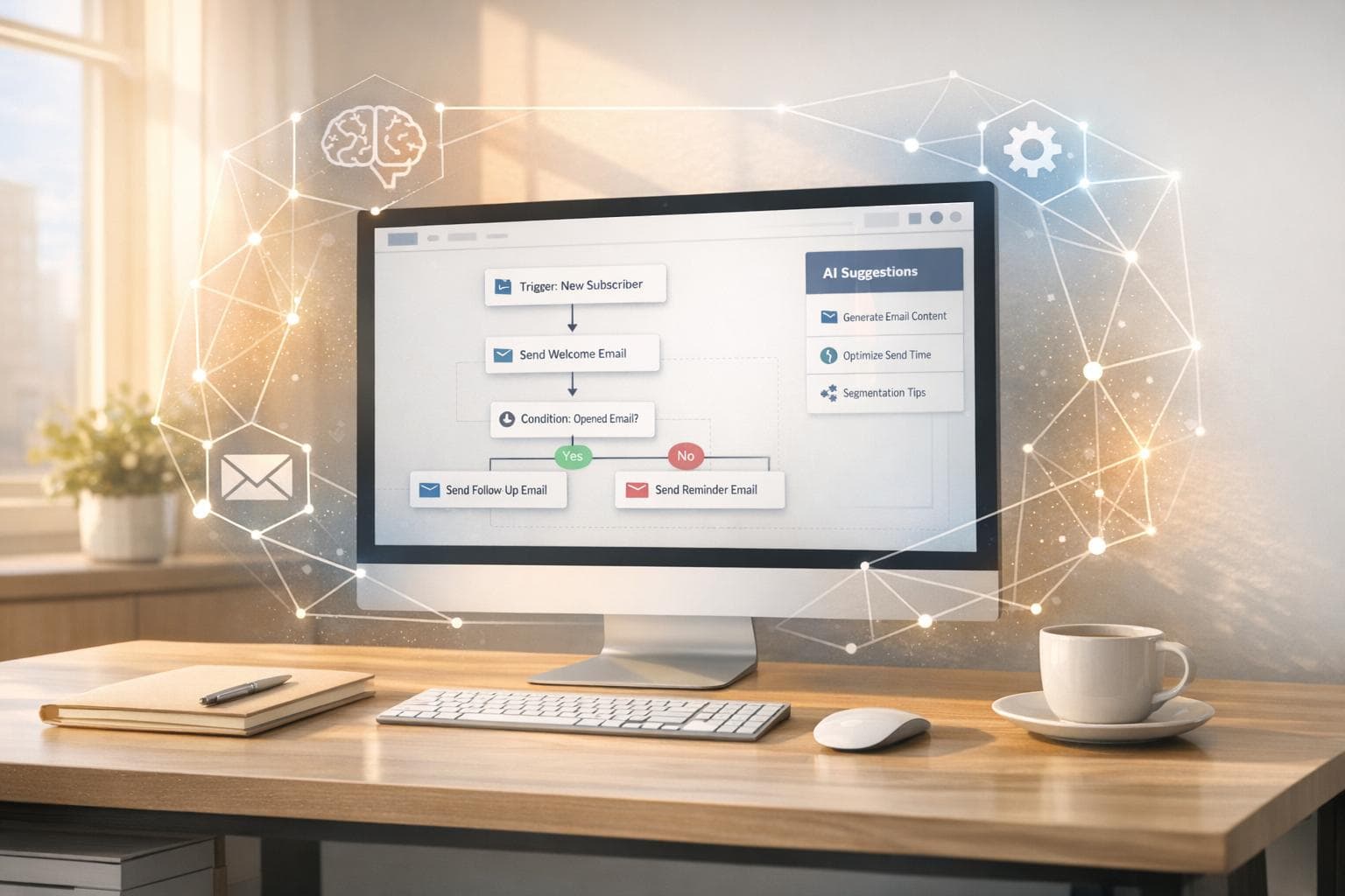 How AI Enhances No-Code Email Workflows